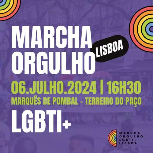 6 de Julho 2024 🏳️‍🌈🏳️‍⚧️ a Marcha de Orgulho de Lisboa sai à rua.