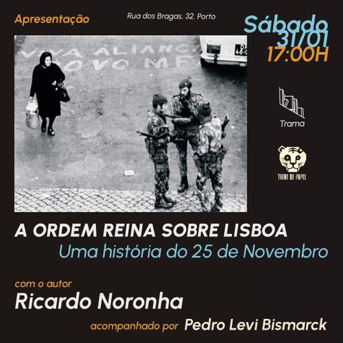 Apresentação do livro "A Ordem Reina Sobre Lisboa"