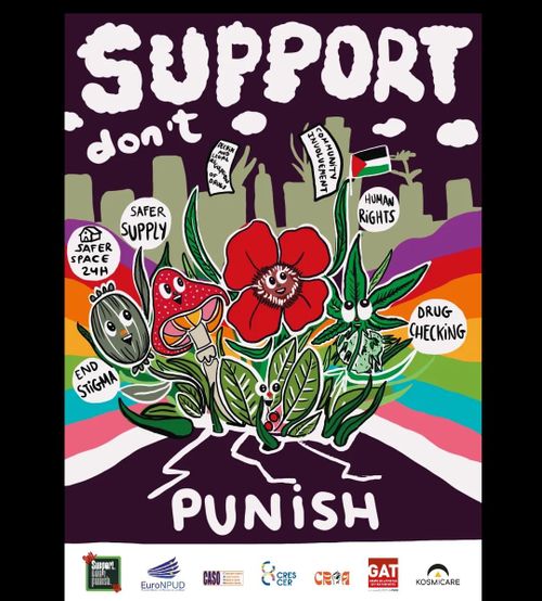 Campanha Global “Support, Don’t Punish” (Apoie, Não Puna)