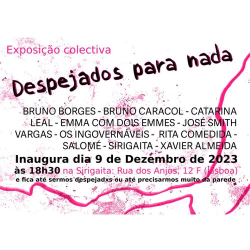 Exposição Coletiva - Despejos para Nada