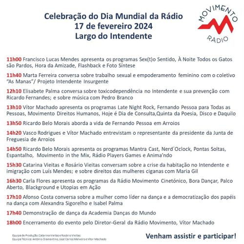 Celebração do dia Mundial da Rádio | Rádio Movimento 