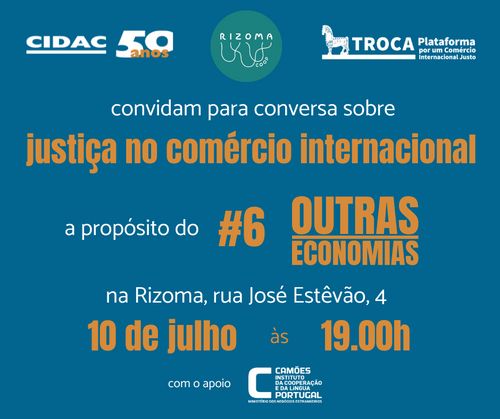 Conversa sobre justiça no comércio internacional