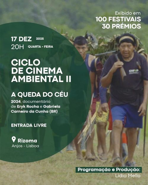Ciclo de Cinema Ambiental II 🎥 “A Queda do Céu” 