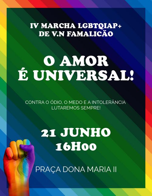 IV MARCHA LGBTQIAP+ DE V.N FAMALICÃO 