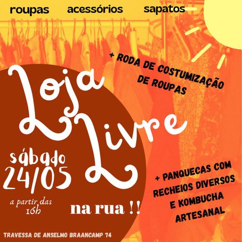 Loja Livre na rua!