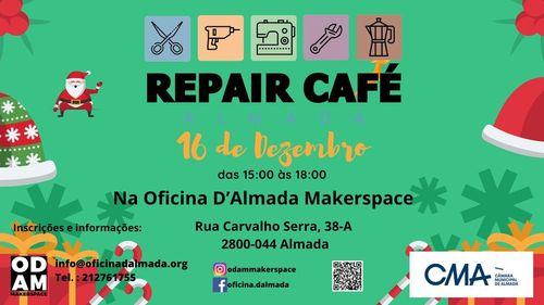 O último Repair Café Almada do ano