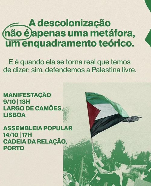 Assembleia Popular: Palestina Livre