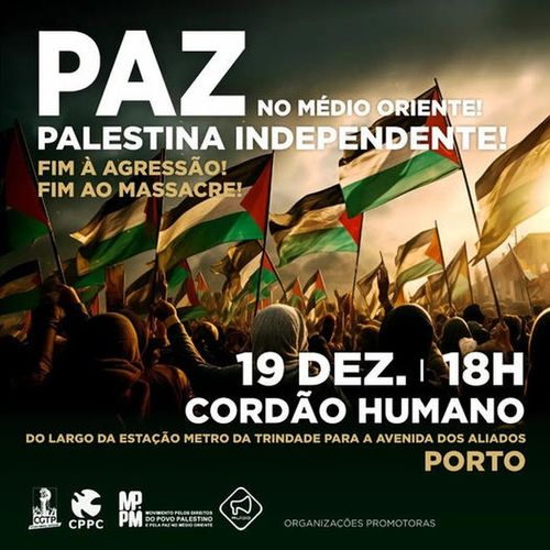 Cordão Humano pela Palestina - Porto