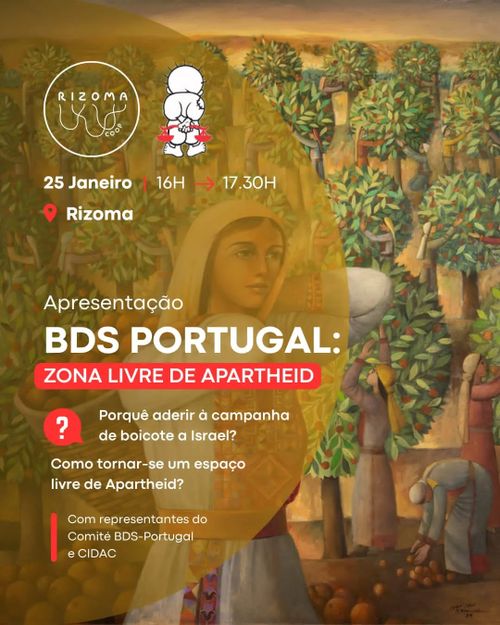 Apresentação BDS Portugal: Zona Livre de  Apartheid