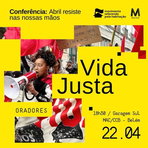 Conferência “Abril resiste nas nossas mãos: Ativismo, habitação e construção coletiva de políticas públicas”