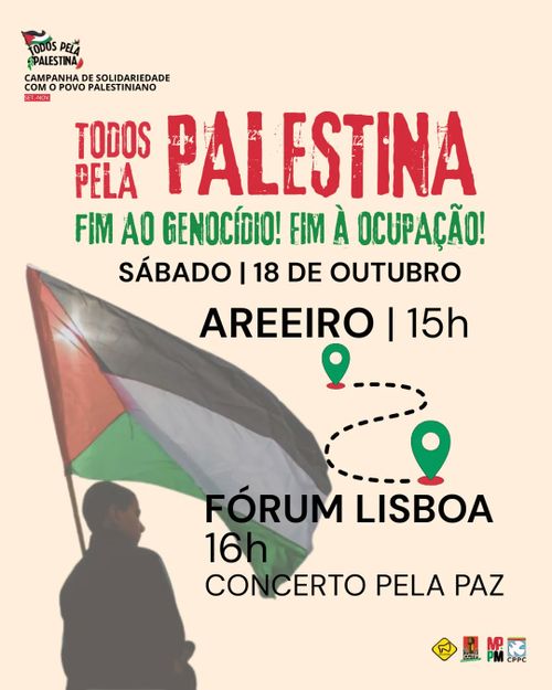 Manifestação "Todos pela Palestina"