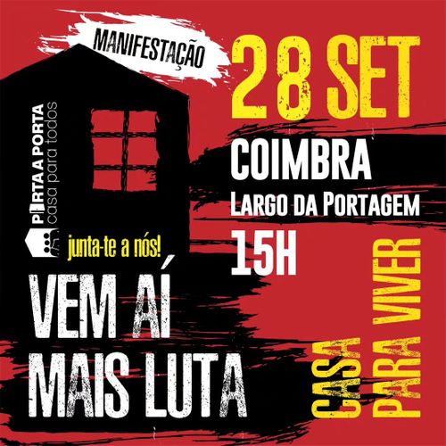 Manifestação Casa Para Viver - Coimbra