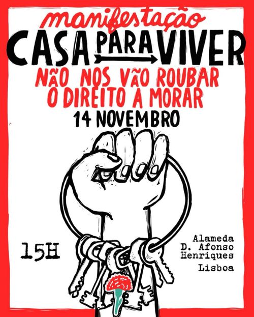 Manifestação Casa para Viver - Lisboa
