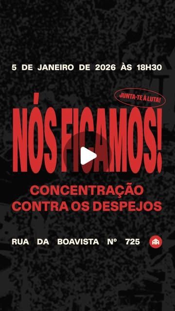 Nós Ficamos - Concentração Contra os Despejos