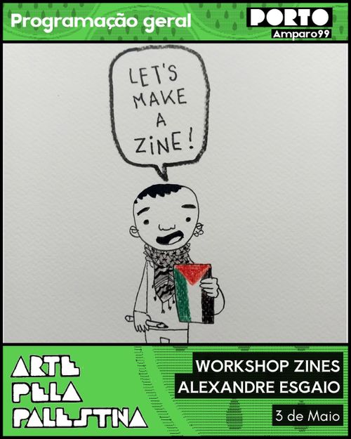 Workshop de Zines, pela mão de Alexandre Esgaio
