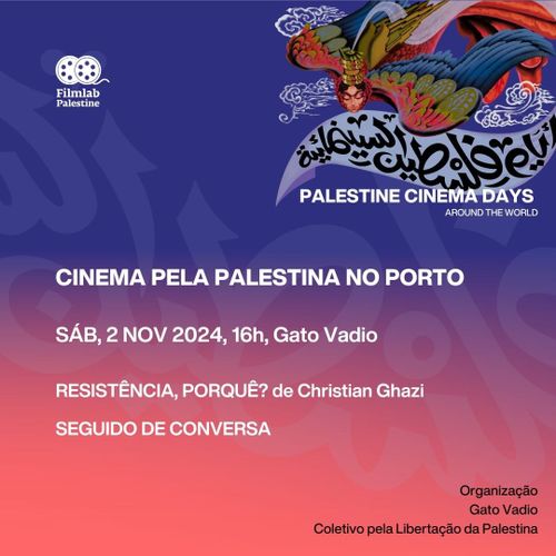 Cinema pela Palestina no Porto