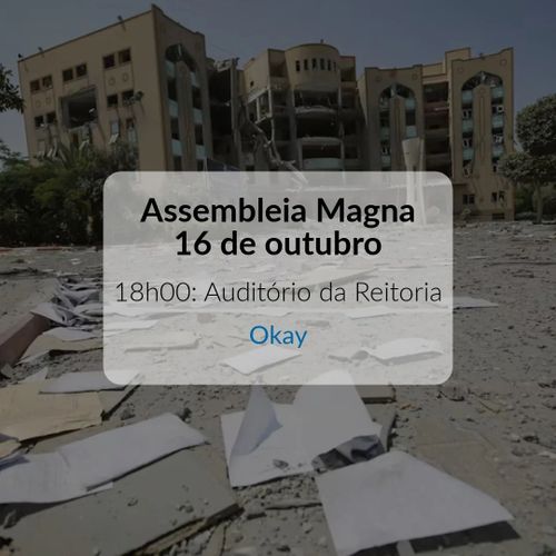 Fim da Cumplicidade das Universidades com o Genocídio - Mobilização Nacional