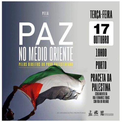 Manifestação pela Palestina [Porto]