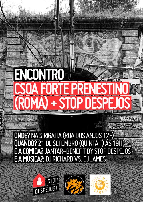 Encontro CSOA Forte Prenestino + STOP Depejos