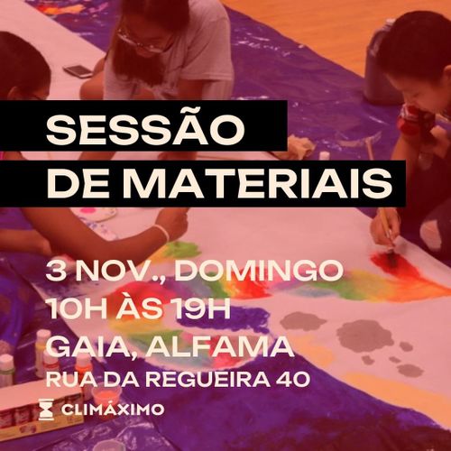 Sessão de Materiai para 23 de Novembro