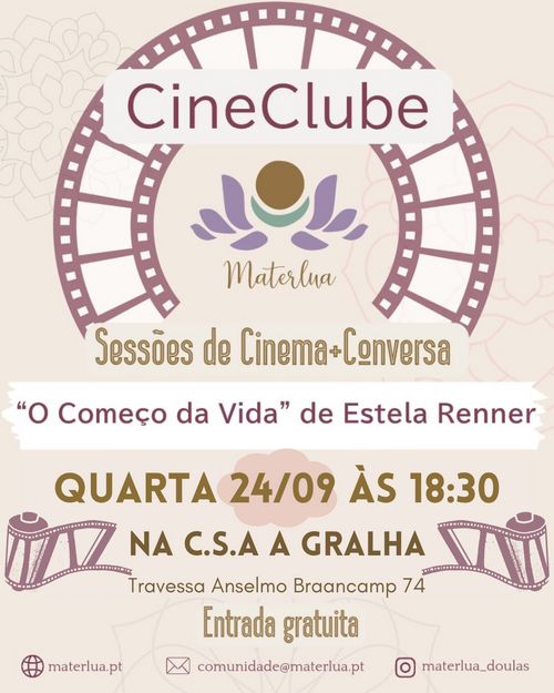 Materlua: sessão de filme e conversa 