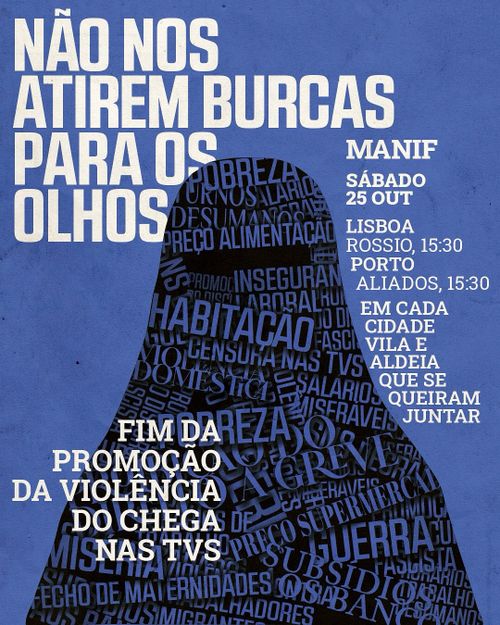  Manifestação “Não nos Atirem Burkas para os Olhos” - Porto