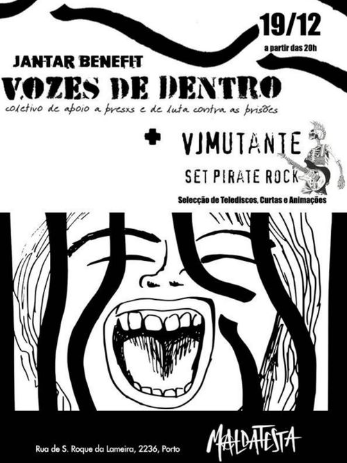 Jantar Benefit Vozes de Dentro