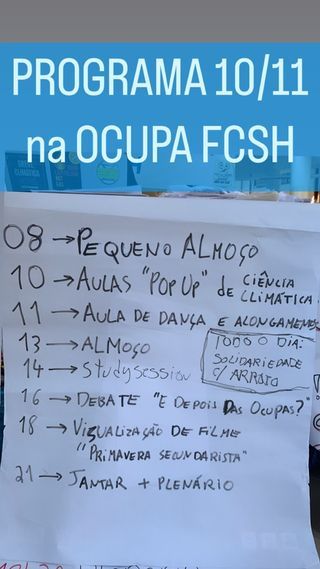 Programa 10/11 - Ocupa FCSH