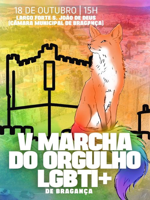 CINTA DE LA RAPOSA! 🦊 Marcha LGBTQIA+ de Bragança