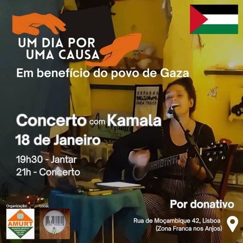 “Um Dia por uma Causa” em Benefício do Povo de Gaza