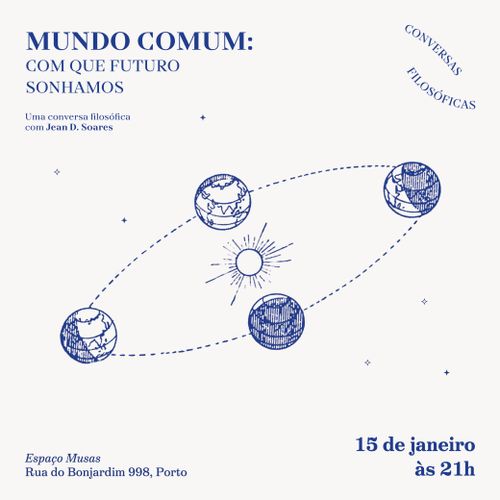 Conversa Filosófica – Mundo Comum: com que futuro sonhamos