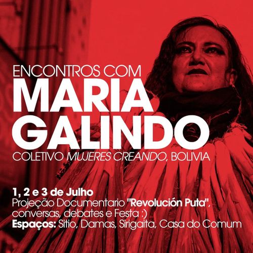 MARÍA GALINDO @lavirgendelosdeseos de Mujeres Creando (Bolivia) e o seu filme "REVOLUCIÓN PUTA"