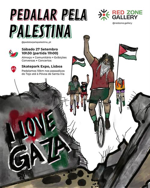 Pedalar pela Palestina