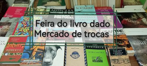 Feira do livro dado e e mercado de trocas