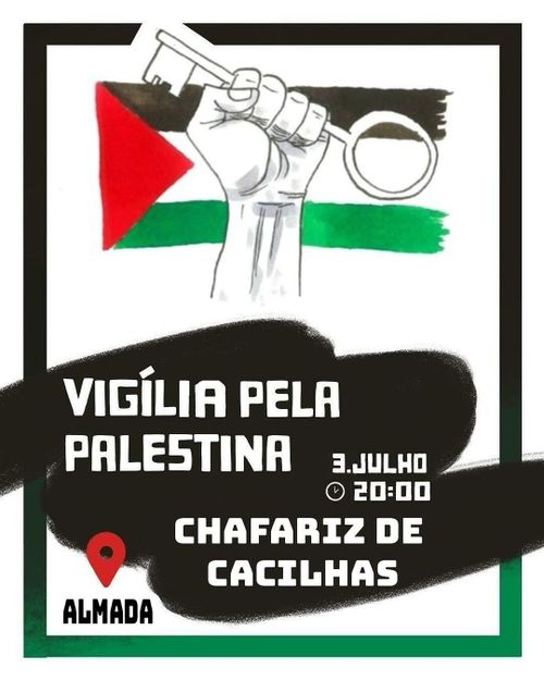 Vigília Semanal pela Palestina em Lisboa