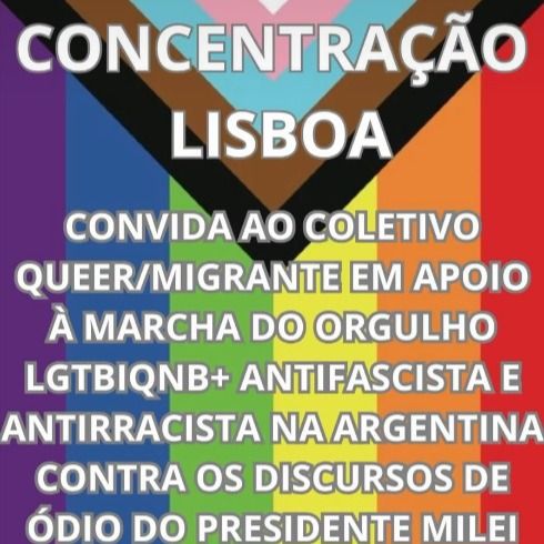 Concentração Lisboa -  Argentina Não se Vende