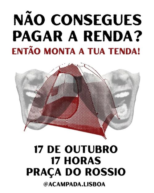 Não consegues pagar a tua renda? Então monta a tua tenda!