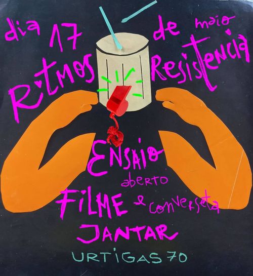 ENSAIO ABERTO, Filme e jantar RITMOS DE RESISTÊNCIA