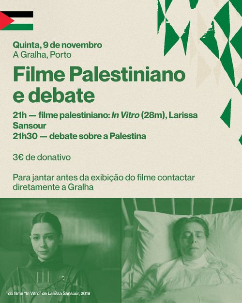  Filme "In Vitro" (2019, 28’), da realizadora palestiniana Larissa Sansour