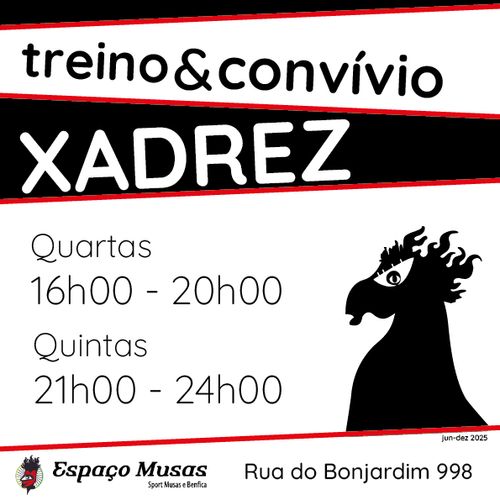Xadrez - Treino e convívio