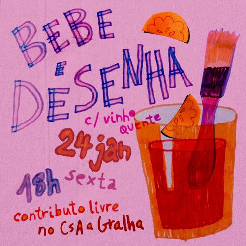 Vem Beber & Desenhar na Gralha!