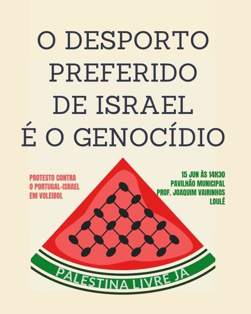 O Desporto Preferido de Israel é o Genocídio Joaquim