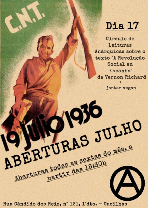 Círculo de Leituras Anárquicas - 90 Anos da Revolução Social Espanhola