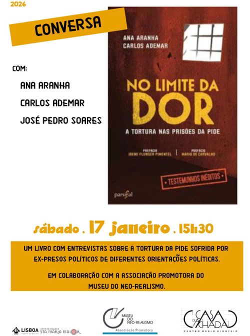 Conversa sobre o livro NO LIMITE DA DOR