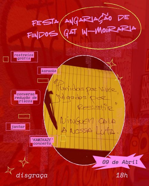 Festa de apoio ao GAT In Mouraria