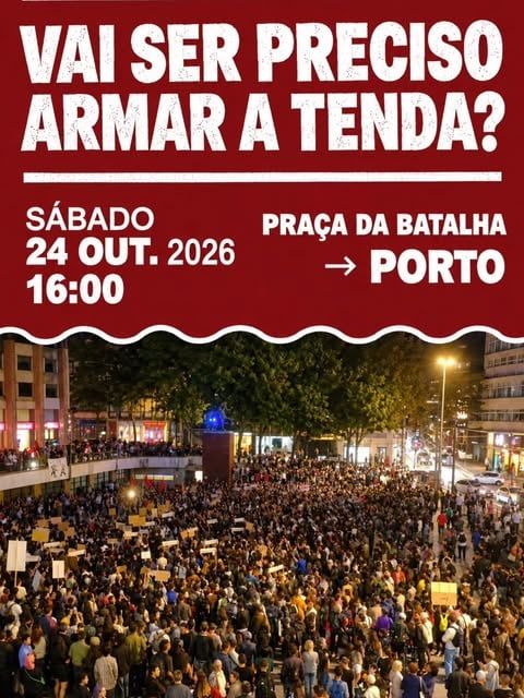 Vai ser preciso armar tenda?