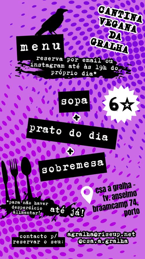 cantina vegana da gralha 