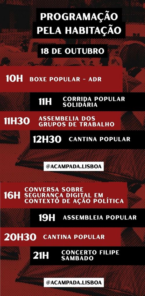 Acampada de LIsboa; Programa pela Habitação