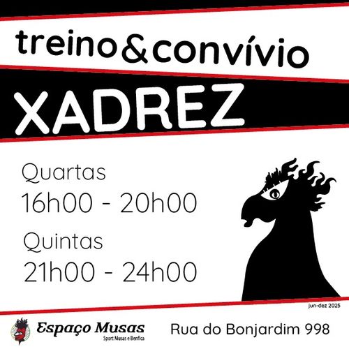 Xadrez - Treino e convívio