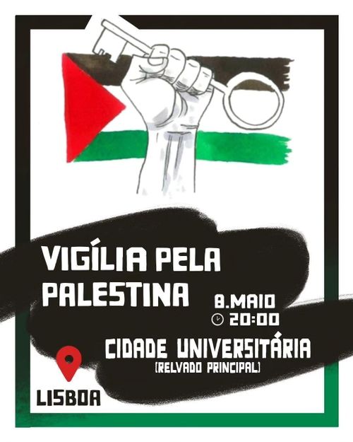 Vigília semanal  pela Palestina - Lisboa